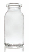 20 ml injectieflacon, helder, type 1 geblazen glas
