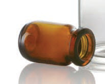 5 ml injectieflacon, amber, type 1 geblazen glas